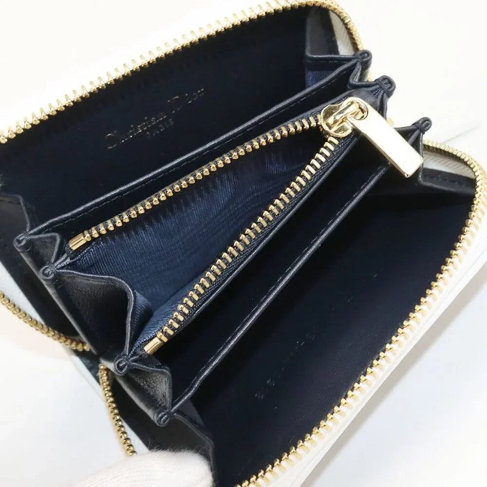 Dior Coin Case VIBE Coin Purse Leather